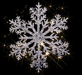 Image showing twinkling snowflake