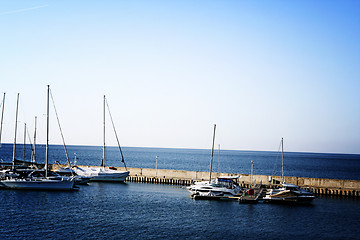 Image showing Sailing boats