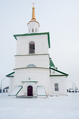 Image showing Old church in Preobrazhenka. Russia