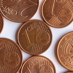 Image showing Euro coins