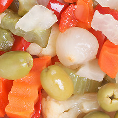 Image showing Mixed vegetables