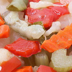 Image showing Mixed vegetables