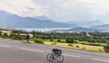 Image showing The Cyclist Kanstantsin Siutsou