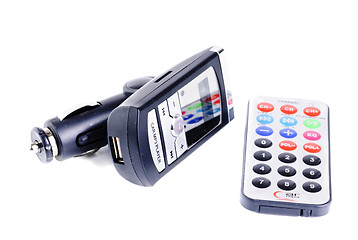 Image showing Car mp3 player with fm modulator and remote control 