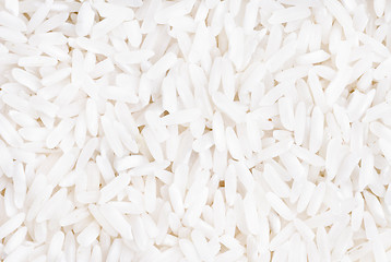Image showing close up of white rice cereal food as  background