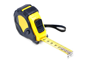 Image showing tape measure isolated on white background 