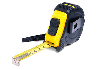 Image showing tape measure isolated on white background 