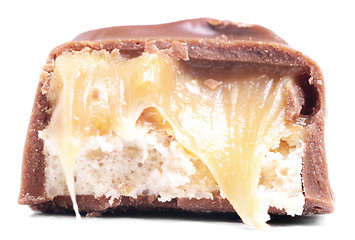 Image showing chocolate bar  isolated on white background
