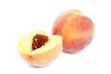 Image showing peach on a white background 