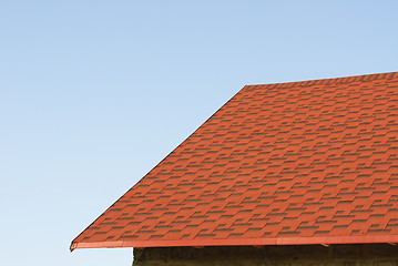 Image showing roof  and  blue sky