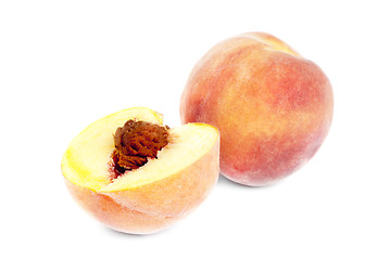 Image showing peach on a white background 