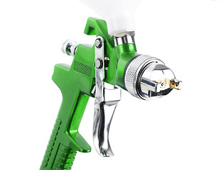 Image showing Spray gun isolated over white background 