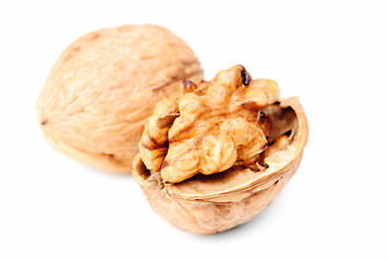 Image showing  walnuts isolated on a white background 