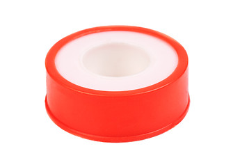 Image showing Thread seal tape, isolated on white 