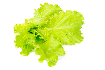 Image showing fresh salad isolated on white 