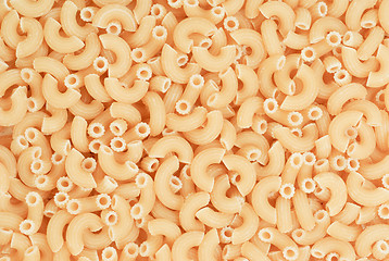 Image showing Closeup of uncooked italian pasta background