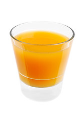 Image showing  juice in a glasses isolated  on  white