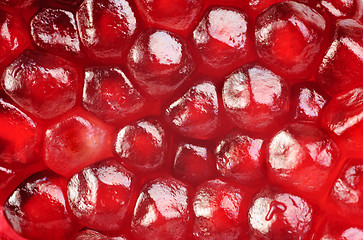 Image showing  pomegranate seeds   close-up image as  background