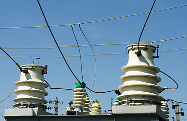 Image showing part of high-voltage substation 