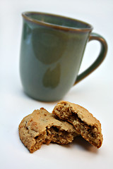 Image showing Coffee and Cookie