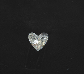 Image showing heart shaped diamond