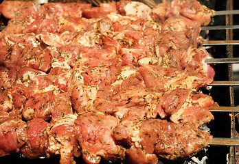 Image showing Barbecue meat as a background 