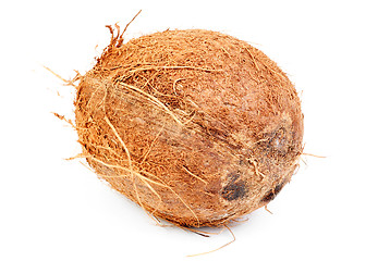 Image showing Coconut  isolated  on  white