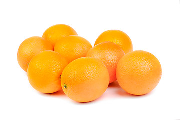 Image showing Oranges fruits isolated on white background. 