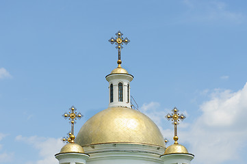 Image showing Dome of the church  very - nadezhdy - lyubvi. Poltava. Ukraine.