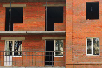 Image showing Building.Installation of plastic windows.