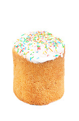 Image showing Easter cake isolated on white background 