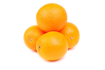 Image showing Oranges fruits isolated on white background. 