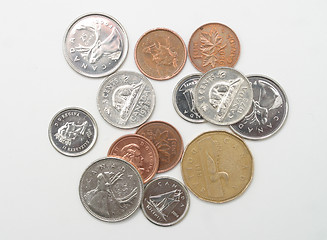 Image showing Canadian loose change