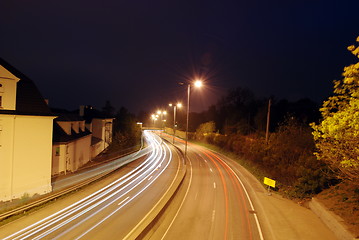 Image showing Traffic at night