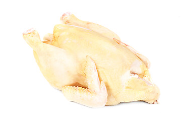 Image showing Raw chicken isolated on white background 