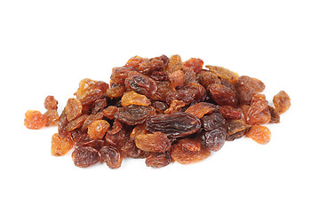 Image showing raisins close- up food background 