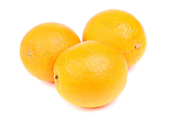 Image showing Oranges fruits isolated on white background. 