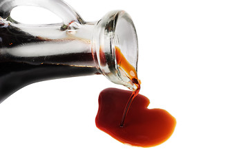 Image showing soy sauce isolated on the white background