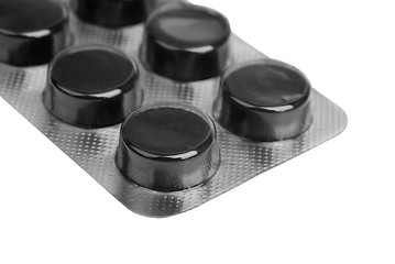Image showing Blister pill isolated on the white background 