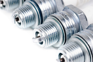 Image showing spark-plug isolated on the white background 