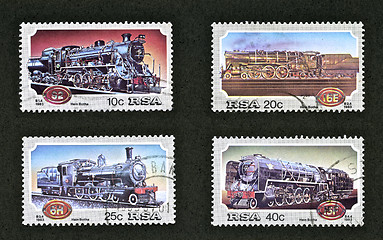 Image showing Train Stamps