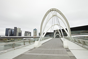 Image showing Bridge and View of Melbourne