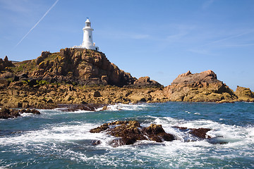 Image showing Corbiere Lighthouse in Jersey