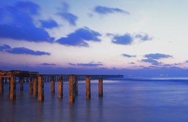 Image showing Broken Pier