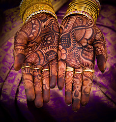 Image showing Mehandi