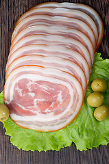 Image showing Smoked Ham Roll