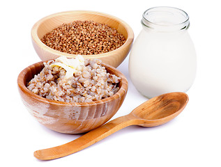 Image showing Boiled Buckwheat