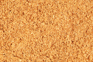 Image showing Cinnamon  powder as  nature  food   background