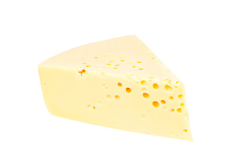 Image showing Cheese isolated on white background 