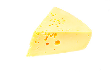 Image showing Cheese isolated on white background 